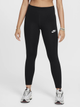 Legginsy młodzieżowe dla dziewczynki sportowe Nike Sportswear Classic FZ5583-010 L (147-158 cm) Czarne - obraz 1