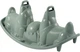 Качели двойные Smoby Toys Life Собачки 115x50x51 см 18 мес+ (7600830211) (3032168302112) - изображение 1