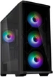 Корпус Zalman z10 Duo без бп 2xUSB3.0, 1xUSB Type-C 3x140мм argb, 1x120мм argb vga 395мм lcs ready tg Side Panel eatx чёрный z10duo - изображение 1