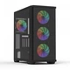 Корпус Zalman z10 Duo без бп 2xUSB3.0, 1xUSB Type-C 3x140мм argb, 1x120мм argb vga 395мм lcs ready tg Side Panel eatx чёрный z10duo - изображение 10