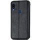 Кожаный чехол книжка GETMAN Cubic (PU) для Samsung Galaxy A10s Черный - изображение 2