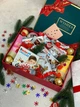 Подарочный Набор Новогодний Подарочный Бокс Со Сладким Женский Крем Для Рук 2 Шт Бомбочка Для Ванны Шоколадки Печенье Батончики Конфеты Открытая Игрушка Дед (313835) - изображение 2