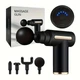 Массажер ручной ударный для тела Mini Massager Gun (4 насадки), Черный - изображение 5