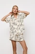 Костюм жіночий з шортами Aruelle Seashell, розмір XL, крем - зображення 2