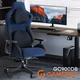 Геймерське ігрове крісло GamePro GC900DB Size XL Fabric Dark Blue - зображення 11