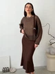 Джемпер женский ARTKNIT Soft S/M Коричневый (4823093470835) - изображение 2