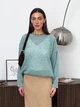 Джемпер женский ARTKNIT Soft L/XL Бирюзовый (4823093470866) - изображение 1