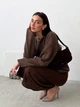 Джемпер женский ARTKNIT Soft S/M Коричневый (4823093470835) - изображение 3