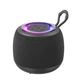 Портативная беспроводная Bluetooth колонка акустика USAMS US-YX014 1200mAh Mini Wireless BT Speaker RGB Black |BT5.3, TWS| Черный - изображение 1