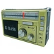 Радиоприемник Golon RX-381 с mp3 и фонариком зеленый - изображение 1
