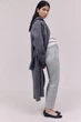 Штаны H&M 270751471_graywhite 46 Светло-Серый - изображение 3