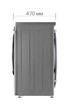 Стиральная машина с сушкой узкая Luxor Wäschetrockner 5947 Max 8 eng Silver Titan EU Titan + 1400 оборотов, серый - изображение 11