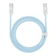 Кабель Baseus Dynamic Series Fast Charging Data Cable Type-C to Type-C 100W 2m Blue - зображення 1