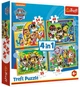 Пазли 4 в 1 Цуценячий патруль на відпочинку. Viacom PAW Patrol 34395 (Trefl) - изображение 1
