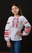 Дитяча вишиванка для дівчинки vishivano4ka 918-2 116-122 біла - зображення 1