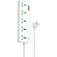 Сетевой удлинитель Hoco AC13A Talento 5-position Socket (1C3A) White - изображение 1
