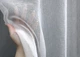 Тюль на люверсах VR-Textil 1276т Микро-лен однотонный Белый 500х270 см (47-015) - изображение 4