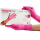 Рукавички нітрилові CEROS Fingers PINK, XS, 100 шт - зображення 2