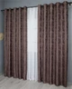Комплект штор на люверсах VR-Textil Жаккард Sultan XO № 1681ш 150х250 см 2 шт Бурый (37-0197) - изображение 4