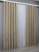 Комплект готових штор VR-Textil Жакард Sultan XO № 1683ш Капучино 100х270 см 2 шт (31-747) - зображення 7