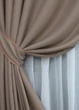 Комплект готових штор VR-Textil Блекаут Midnight № 1674ш Капучино 100х295 см 2 шт (31-776) - зображення 2