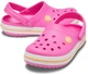 Детские сабо Crocs Kids' Crocband™ Clog 25 ярко-розовый/оранжевый 204537 - изображение 1