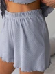 Пижама (футболка + шорты) женская хлопковая BARWA garments 0355/356 S Серая (2113553561091) - изображение 8