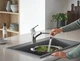 Змішувач для кухні з висувним виливом Grohe QuickFix Start 30531001 - зображення 7
