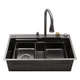 Кухонне миття Kroner KRP Schwarze - SET7545HM PVD 3/0/0.8 мм (CV033382) - зображення 5