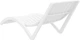 Шезлонг полипропиленовый Siesta Slim White - изображение 2