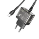 Сетевое зарядное устройство HOCO N34 Dazzling dual-port PD20W+QC3.0 charger set(Type-C to Type-C) Transparent - изображение 3