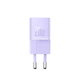 Сетевое зарядное устройство Baseus GaN5 Fast Charger(mini) 1C 20W EU Purple - изображение 1