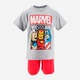 Детская летняя пижама для мальчика Disney Avengers C YE20042 98-104 см Светло-серый/Красный (3609087720077) - изображение 1