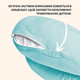 Подушка для кормления IDEIA 60х70х16 - Диванчик полоска мята - изображение 2