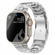 Титановый браслет ремешок для Apple Watch 49 / 46 / 45 / 44 mm silver - изображение 1