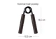 Кистевой эспандер EasyFit Hand Grip PRO 159 кг черный (ручной пружинный тренажер ножницы с нагрузкой 350 lb) EF350LB-BK - изображение 2