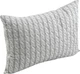 Подушка Руно Grey Braid Силиконизированное волокно на молнии 50х70 см (310.52СМ_Grey Braid) - изображение 1