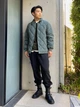 Куртка демисезонная мужская Uniqlo 873196207 2XL Зеленая (1159826686) - изображение 17
