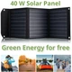 Портативний зарядний пристрій Bresser Mobile Solar Charger 40 Watt USB DC (1073-930149) - зображення 7