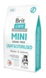 Сухий корм Brit Care GF Mini Light & Sterilised для дорослих собак дрібних порід із зайвою вагою або стерилізованих, з кролик та лосось, 2 кг (1111148827) - изображение 1