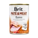 Вологий корм Brit Care Pate & Meat для собак, з кролик, 400 г (1111151339) - изображение 1