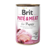 Вологий корм Brit Care Pate & Meat для цуценят, з куркою та індичкою, 400 г (1111151342) - изображение 1