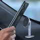 Магнітний тримач телефону в авто Baseus Hollow Magnetic Car Mount Vertical Type Silver (SULK-01) - зображення 7