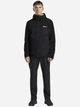 Спортивная ветровка мужская Jack Wolfskin Weiltal 2L Jkt M 1115892-6350 S Черная с темно-серым (4064886442190) - изображение 6