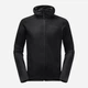 Спортивная кофта мужская Jack Wolfskin Baiselberg Hooded Fz M 1710541-6000 3XL Черная (4064993557251) - изображение 4