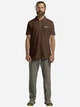 Поло длинное мужское Jack Wolfskin Essential Polo M 1809301-2745 M Коричневое (4064886434997) - изображение 4