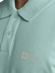 Поло длинное мужское Jack Wolfskin Essential Polo M 1809301-E0180 3XL Бирюзовое (4064886439664) - изображение 3