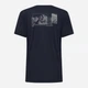 Футболка спортивная длинная мужская Jack Wolfskin Vonnan Graphic T M A62314-T0242 S Синяя (4064886426060) - изображение 7