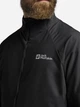 Спортивная кофта мужская Jack Wolfskin Prelight Stride Jkt M A63775-6000 XL Черная (4064886447799) - изображение 5