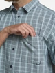 Рубашка летняя мужская Jack Wolfskin Meseta Shirt M A63880-T0003 S Синяя (4064886445863) - изображение 4
